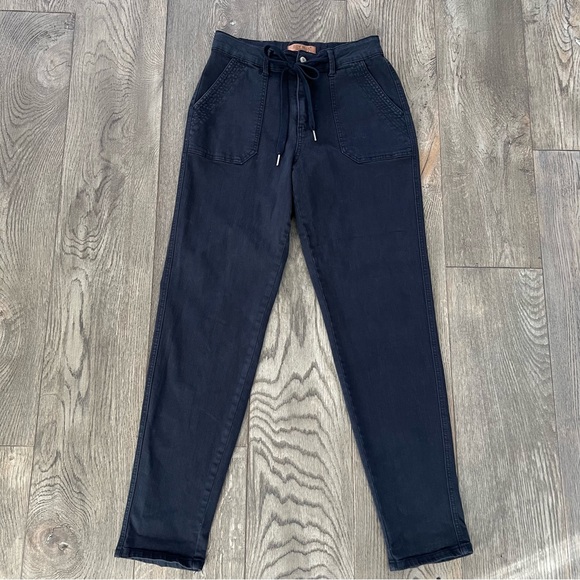 JUDY BLUE High Waist Garment Dyed Navy Blue Denim Jeans Size 5 / 27 - Picture 4 of 11